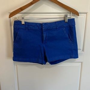 Blue Low-Rise Shorts